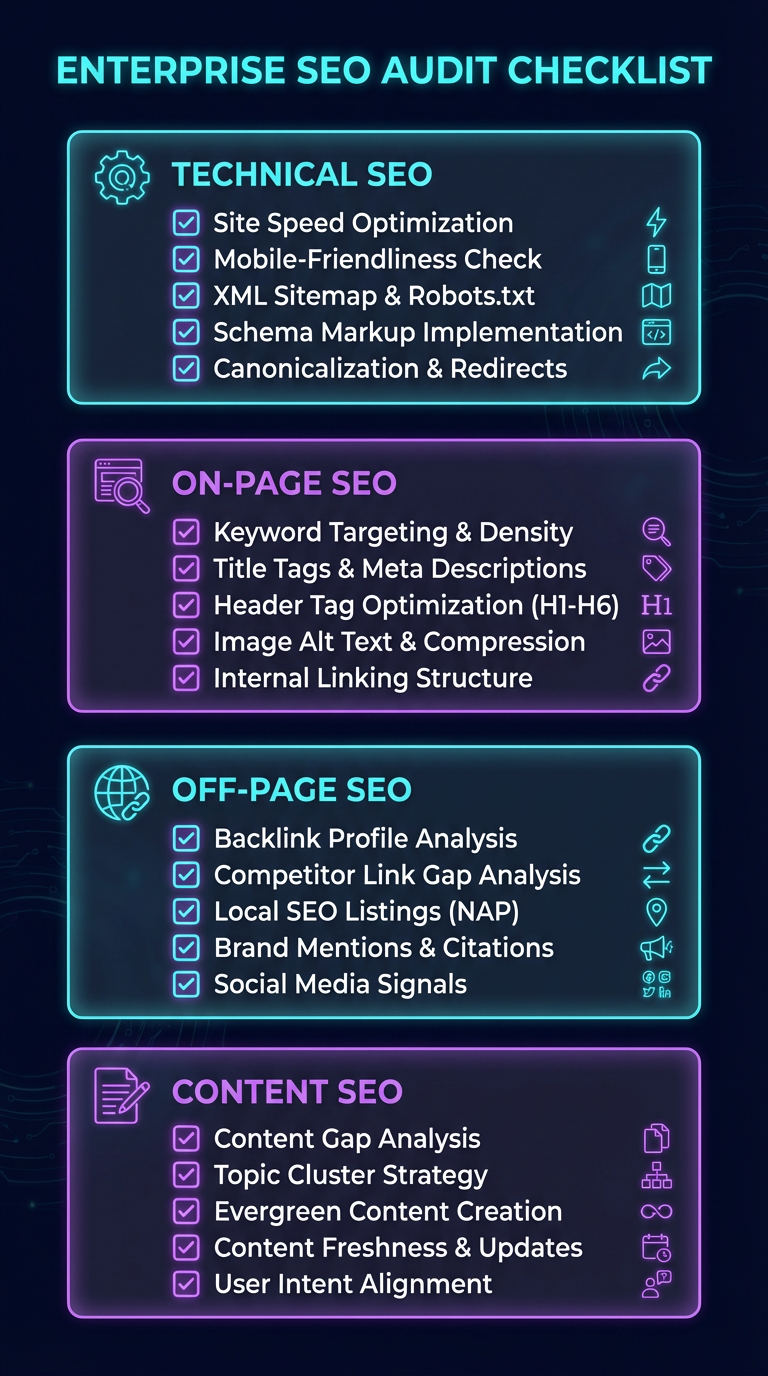 Enterprise SEO Audit Checklist